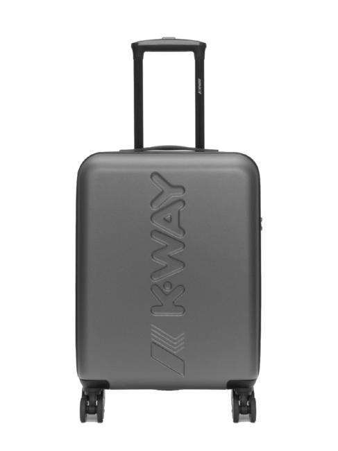 KWAY MAXILOGO Carro de tamaño mediano gris metalizado - Trolley Rígidos