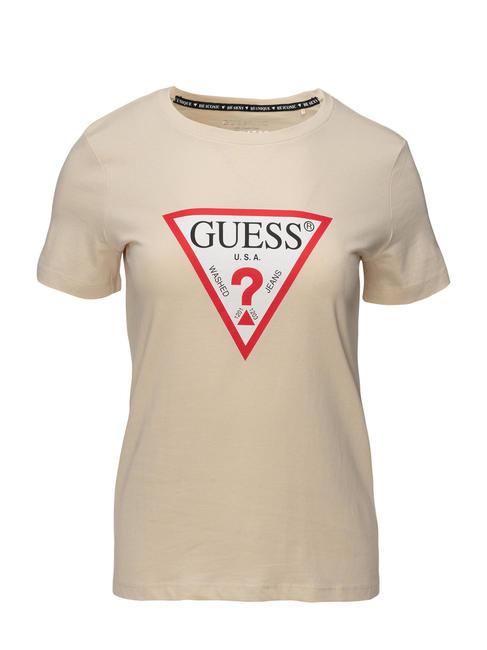 GUESS ORIGINAL LOGO Camiseta con logotipo madreperla - camiseta