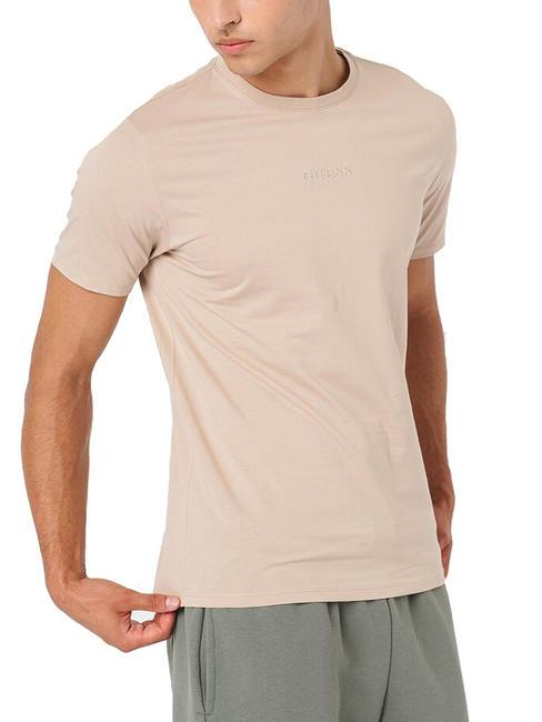 GUESS PIMA Camiseta de algodón con logo bordado nómada a105 - camiseta