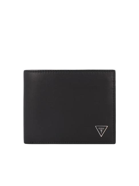 GUESS FIRENZE Monedero de piel NEGRO - Carteras Hombre