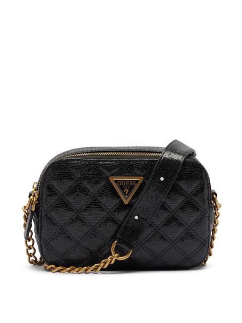 GUESS GIULLY Bolsa funda cámara st lagarto NEGRO - Bolsos Mujer