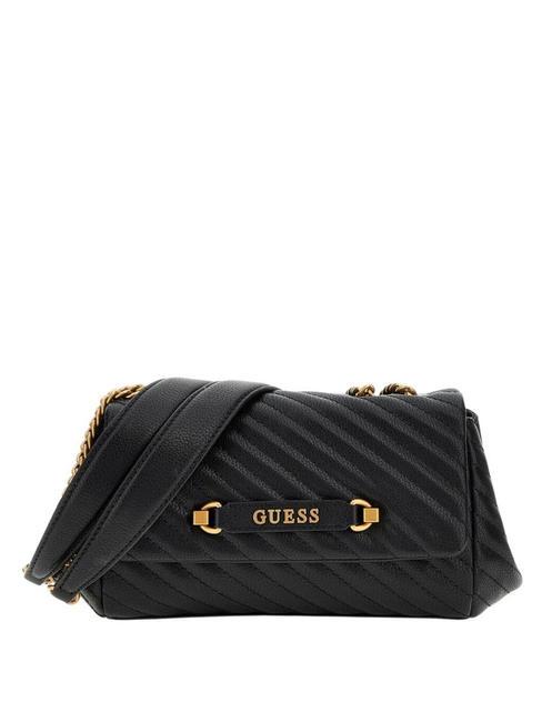 GUESS SELA Bolso convertible acolchado NEGRO - Bolsos Mujer