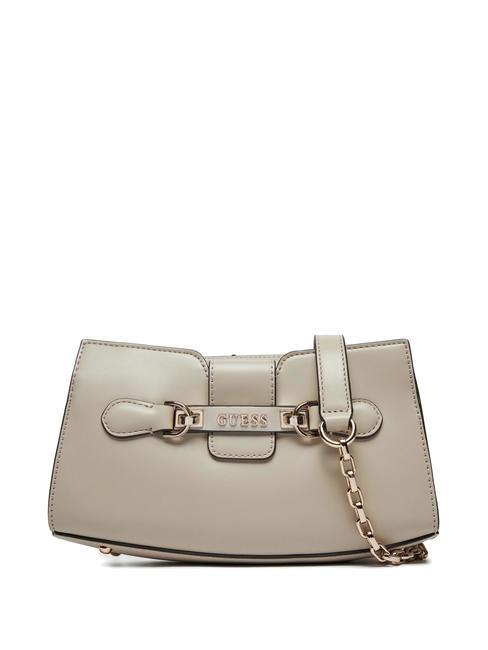 GUESS NOLANA Bolso bandolera pequeño gris pardo - Bolsos Mujer