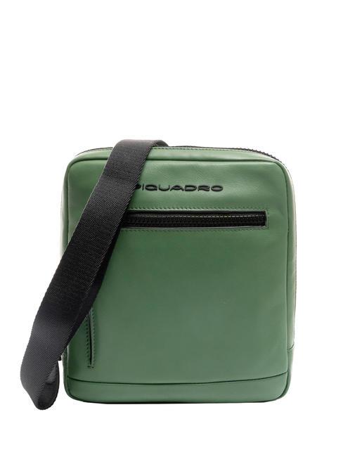 PIQUADRO Bolso SETEBOS, iPad Mini funda VERDE - Bandoleras Hombre