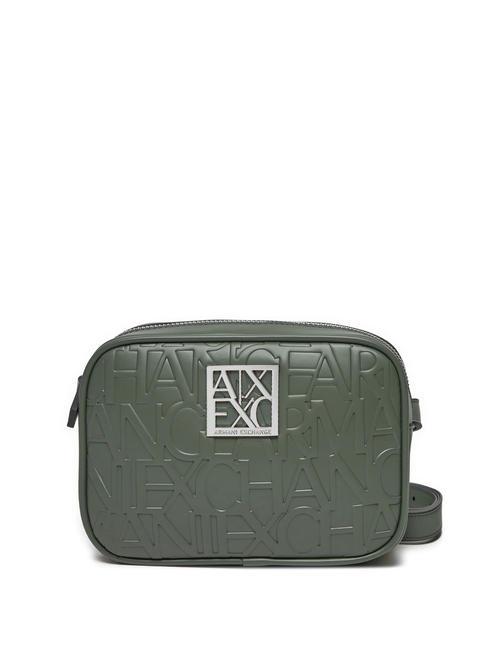 ARMANI EXCHANGE LOGO EMBOSSED Mini bolso de hombro ajenjo - Bolsos Mujer