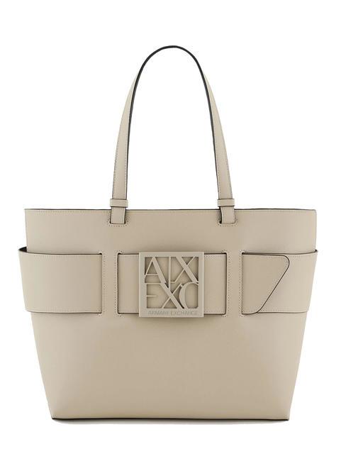 ARMANI EXCHANGE A|X BUCKLE Bolso shopper de hombro pisco - Bolsos Mujer