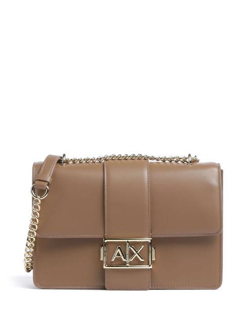 ARMANI EXCHANGE A|X BUCKLE Bolso bandolera mediano pisco oscuro - Bolsos Mujer