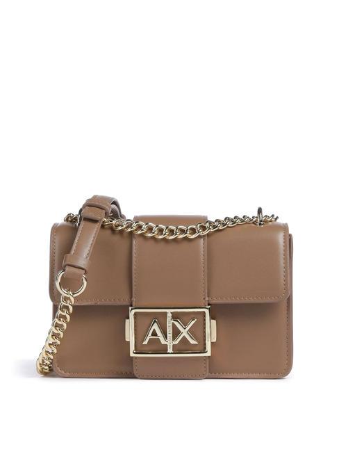 ARMANI EXCHANGE A|X BUCKLE Mini bolso con solapa para el hombro pisco oscuro - Bolsos Mujer