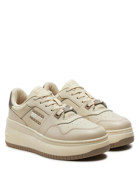 TOMMY HILFIGER TOMMY JEANS RETRO BASKET  Zapatillas altas papel prensa - Zapatos Mujer