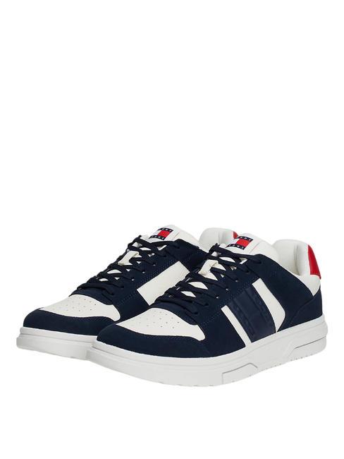 TOMMY HILFIGER TOMMY JEANS THE BROOKLYN MIX Zapatillas de piel noche oscura azul marino - Zapatos Hombre