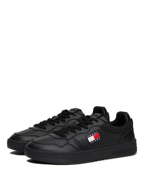 TOMMY HILFIGER TOMMY JEANS Cupsole Zapatillas de piel NEGRO - Zapatos Hombre