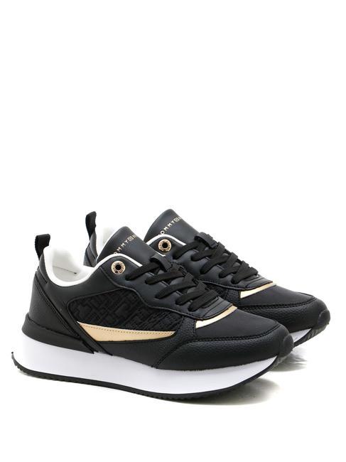 TOMMY HILFIGER MONOGRAM RUNNER Zapatillas NEGRO - Zapatos Mujer