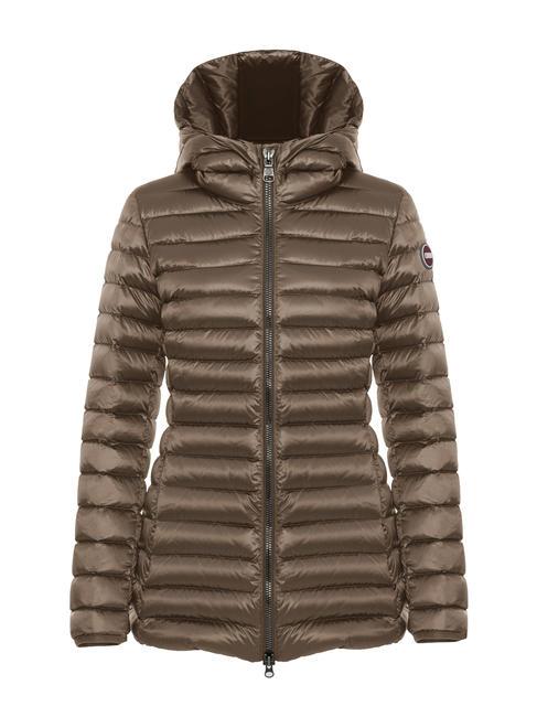 COLMAR FRIENDLY Chaqueta de plumas con capucha crema de café oscuro-da - Chaquetas de plumas de mujer