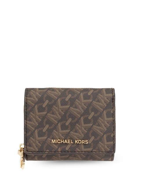 MICHAEL KORS EMPIRE SIGNATURE  Billetera brn/equipaje - Carteras Mujer