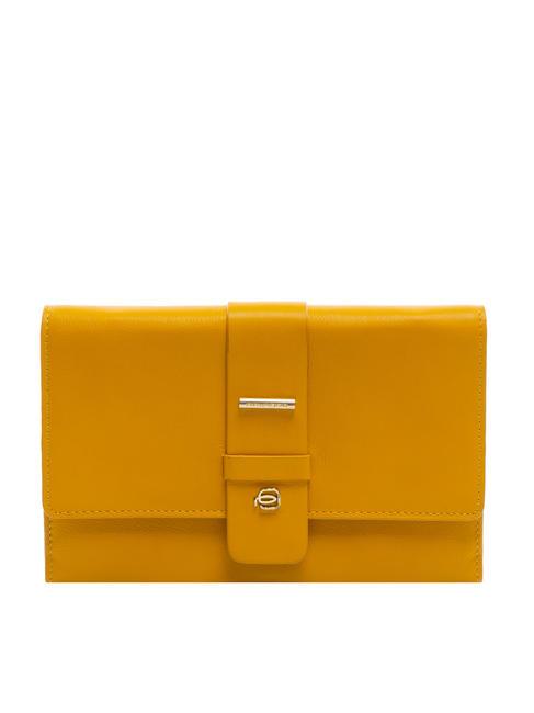 PIQUADRO LOL Cartera de teléfono celular amarillo - Carteras Mujer