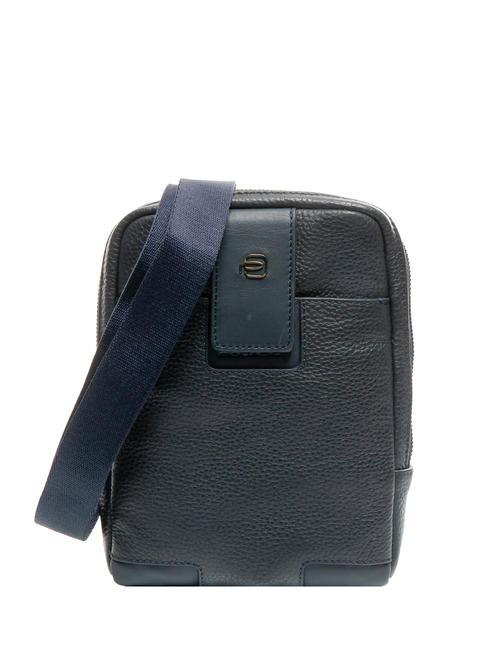 PIQUADRO ILI Bolso de piel para iPad mini azul - Bandoleras Hombre