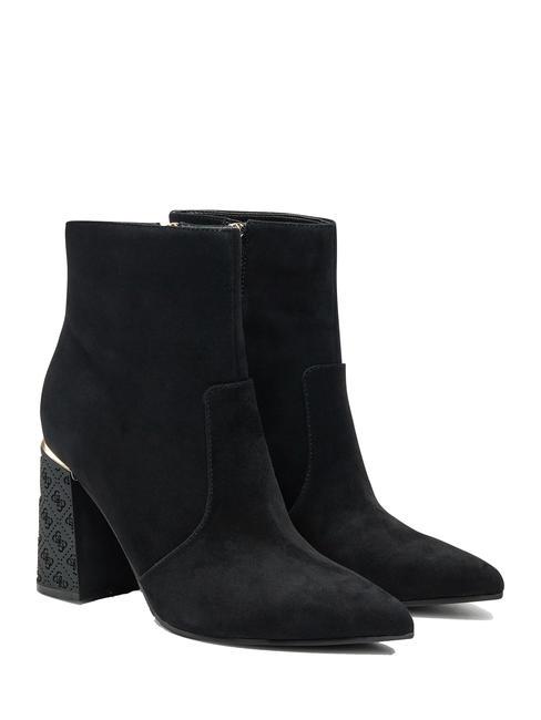 GUESS FRENKIE Botines de piel NEGRO - Zapatos Mujer