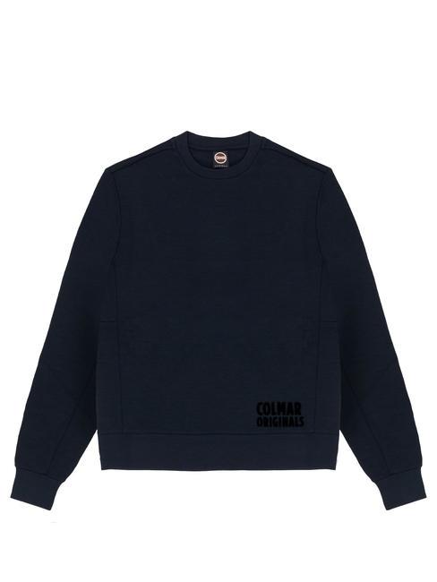 COLMAR TECHNICAL Sudadera con logo en relieve y cuello redondo Azul marino - Sudaderas