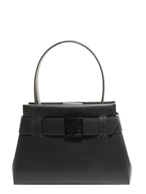 ARMANI EXCHANGE A|X BUCKLE Bolso de mano con bandolera negro - Bolsos Mujer