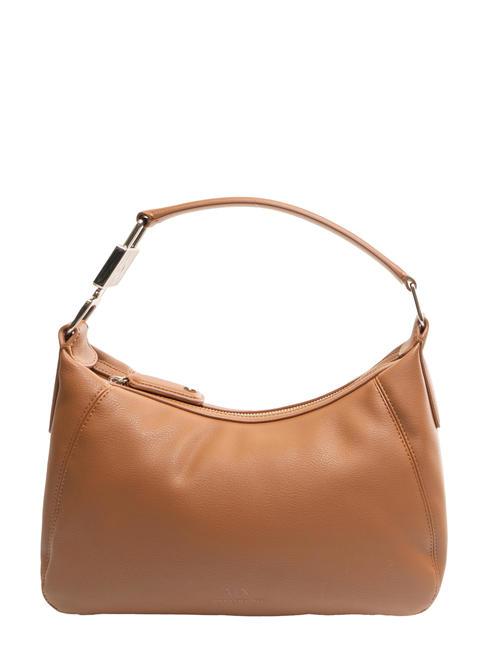 ARMANI EXCHANGE A|X Bolso hobo mediano con bandolera whisky - Bolsos Mujer