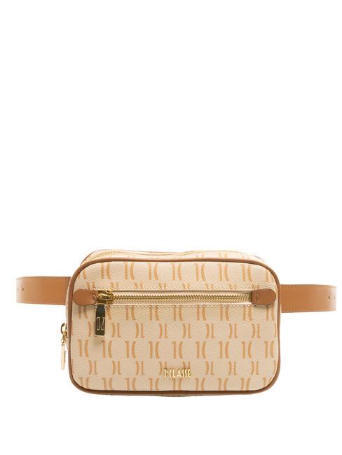 ALVIERO MARTINI PRIMA CLASSE MONOGRAM  Mini riñonera crema - Bolsos Mujer