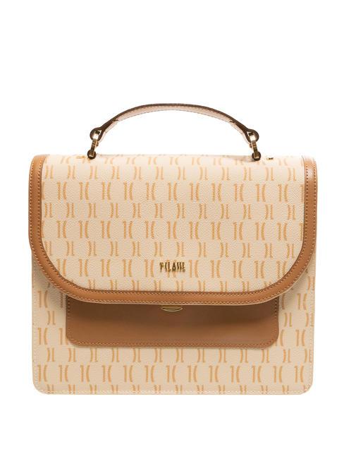 ALVIERO MARTINI PRIMA CLASSE MONOGRAM  Carpeta de mano, con bandolera crema - Bolsos Mujer