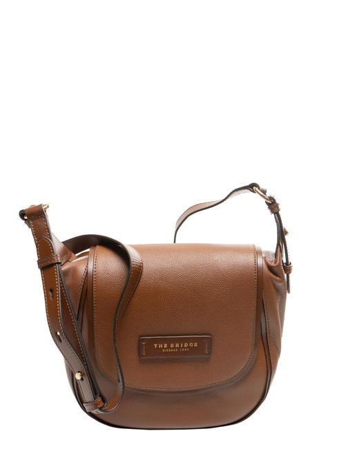 THE BRIDGE DOMITILLA Bolso bandolera, en piel. BROWN - Bolsos Mujer