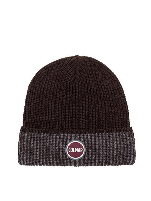 COLMAR GROUP Gorro bicolor efecto vanisé acero chocolate oscuro - Sombreros