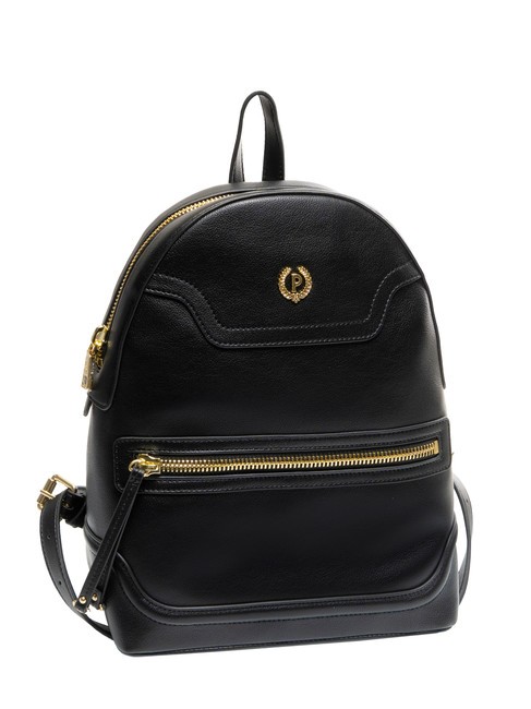 POLLINI ZIPPER Mochila con bolsillo negro - Bolsos Mujer