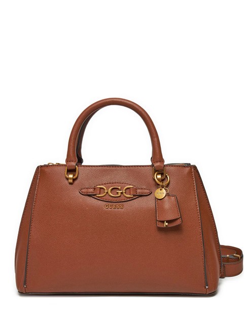 GUESS MALVA bolso de mano ámbar - Bolsos Mujer