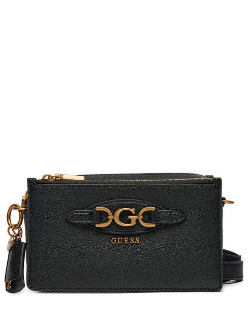 GUESS MALVA STATUS Mini bolso de hombro NEGRO - Bolsos Mujer