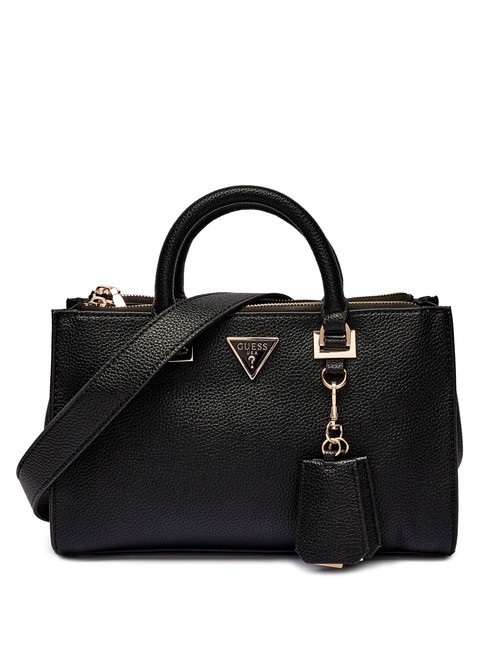 GUESS CRESIDIA Satchel Bolso de mano, con bandolera NEGRO - Bolsos Mujer