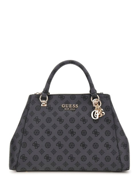 GUESS EVELUNE 4G Bolso de mano, con bandolera logotipo de carbón - Bolsos Mujer