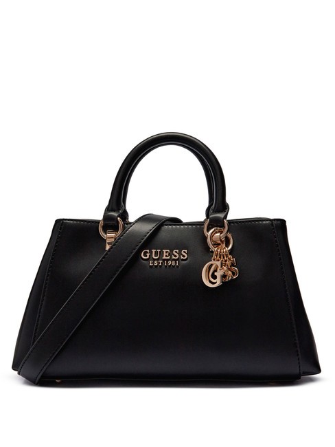 GUESS EVELUNE  Bolso de mano, con bandolera extraíble. NEGRO - Bolsos Mujer