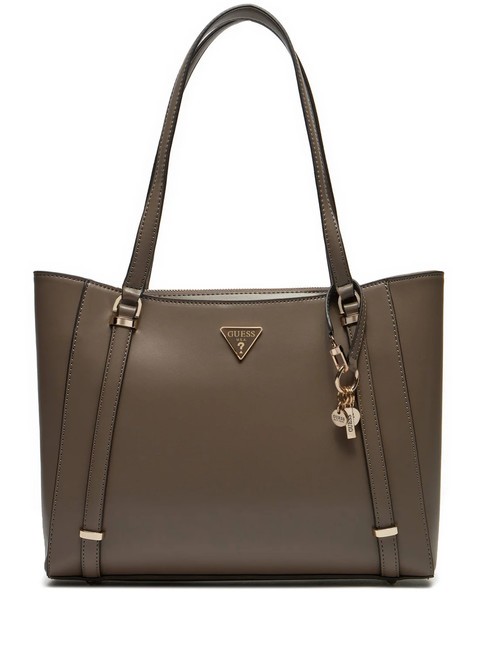 GUESS DARYNA 2 ELITE Comprador de hombro marrón oscuro - Bolsos Mujer