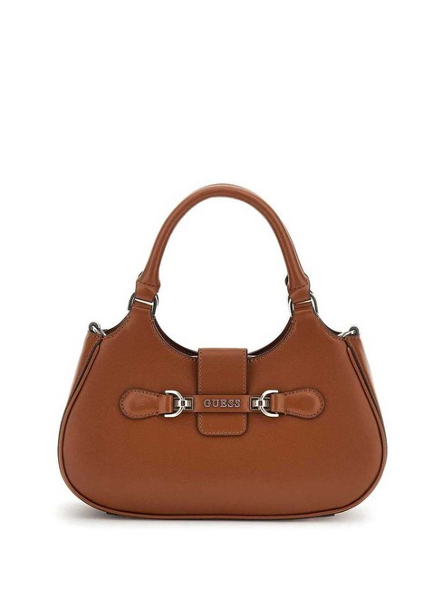 GUESS NOLANA  Bolso de mano, con bandolera COGNAC - Bolsos Mujer