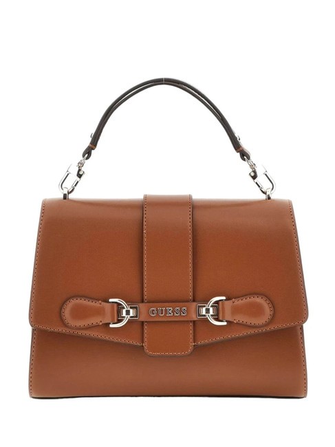 GUESS NOLANA Bolso maletín con bandolera COGNAC - Bolsos Mujer