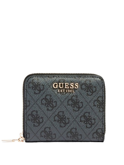 GUESS LAUREL 4G Cartera mini con cremallera bolsa de asas Vikky Large Roo Coalog - Carteras Mujer