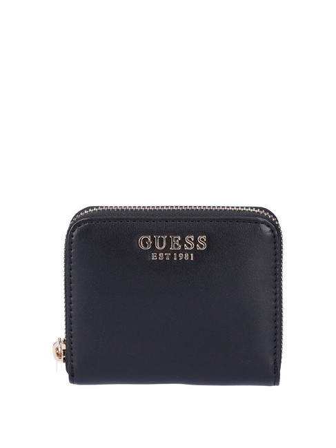 GUESS LAUREL  Cartera mini con cremallera NEGRO - Carteras Mujer