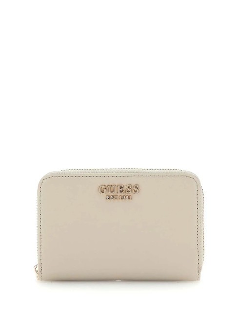 GUESS LAUREL  Cartera mediana con cremallera alrededor gris pardo - Carteras Mujer