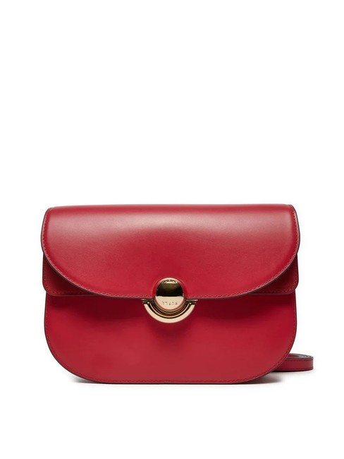 FURLA SFERA Bolso de piel con solapa rojo veneciano - Bolsos Mujer