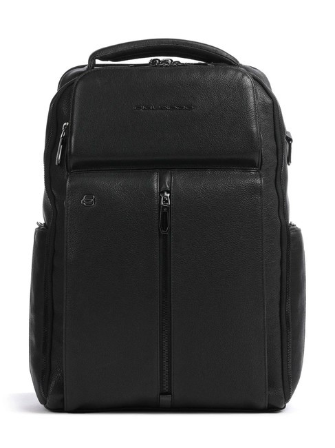 PIQUADRO HEDLEY Mochila de piel para portátil de 15,6" negro - Mochilas para portátil