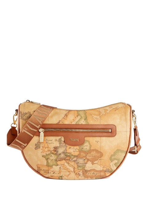 ALVIERO MARTINI PRIMA CLASSE GEO CLASSIC bolso de hombro media luna NATURAL - Bolsos Mujer