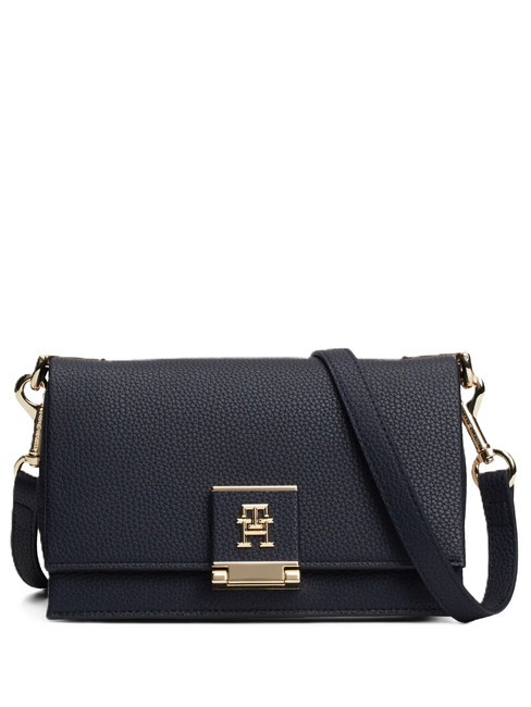 TOMMY HILFIGER HER  Mini bolso de hombro espacio azul - Bolsos Mujer