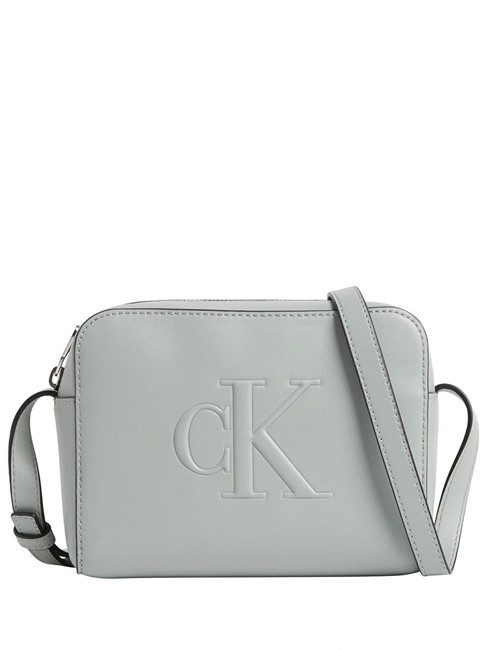 CALVIN KLEIN CK JEANS SCULPTED Bolso mini para cámara al hombro gris pizarra - Bolsos Mujer