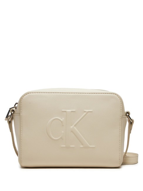 CALVIN KLEIN CK JEANS SCULPTED Bolso mini para cámara al hombro abedul - Bolsos Mujer