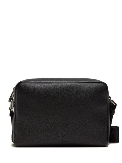 CALVIN KLEIN CK JEANS OVER WEBBING  Mini bolso de hombro pvh negro - Bolsos Mujer