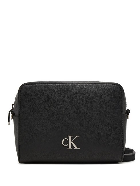 CALVIN KLEIN CK JEANS MINIMAL MONOGRAM  Mini bolso para cámara con correa para el hombro pvh negro - Bolsos Mujer