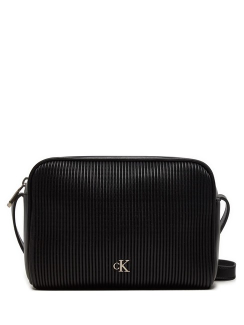 CALVIN KLEIN CK JEANS RIB PU  Bolso mini para cámara al hombro pvh negro - Bolsos Mujer