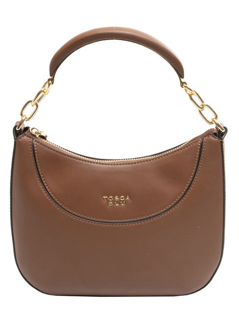 TOSCA BLU BOSTON Bolso pequeño de piel con bandolera BROWN - Bolsos Mujer